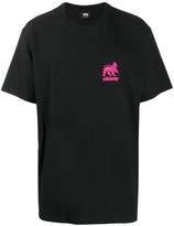 Thumbnail for your product : Stussy contrasting logo print T-shirt