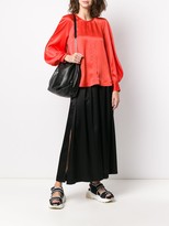 Thumbnail for your product : McQ Swallow Bell Sleeve Silk Blouse