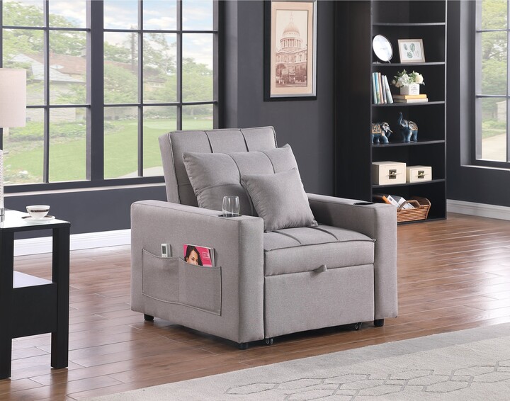 Dwell Home Quinn Chair with pullout Sleeper ShopStyle Armchairs