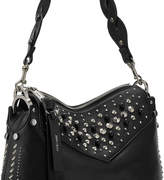 Thumbnail for your product : Jimmy Choo ARTIE Black Leather Shoulder Body Bag with Punk Studs