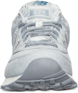 New Balance Women's 574 Heathered Casual Sneakers from Finish Line