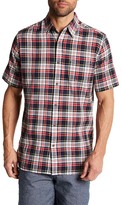 Thumbnail for your product : Joe Fresh Madras Plaid Short Sleeve Standard Fit Shirt