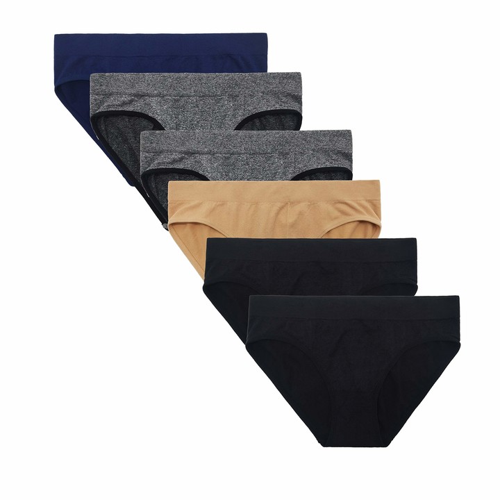 SHEKINI Ladies Knickers No VPL Knickers Gym Knickers Ladies Thongs Pack