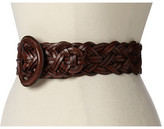 Thumbnail for your product : Lauren Ralph Lauren 1 5/8" Woven Leather & Cord Belt