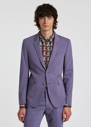 Paul Smith The Kensington - Slim-Fit Light Purple Stretch-Wool Suit -  ShopStyle