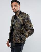 Thumbnail for your product : Versace Jeans Bomber Jacket With Mechanical Print