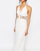 Thumbnail for your product : Jarlo Eden Button Front Lace Maxi Dress