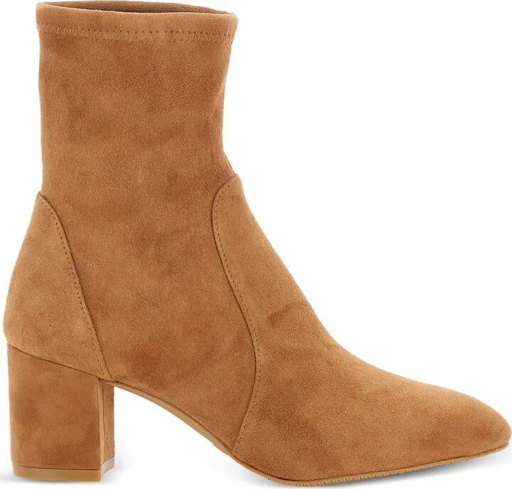 Stuart Weitzman 60mm Yuliana suede ankle boots
