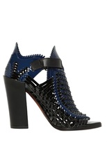 Thumbnail for your product : Proenza Schouler 100mm Woven Patent Cage Sandals