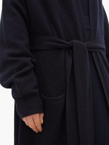 Thumbnail for your product : Extreme Cashmere No.105 Big Coat Stretch-cashmere Cardigan - Navy