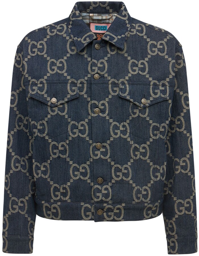 Gucci GG Supreme Jacquard Denim Jacket
