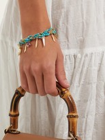 Thumbnail for your product : Aron & Hirsch - Diamond, Amethyst & 18kt Gold Bracelet - Blue