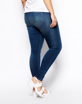 Thumbnail for your product : ASOS CURVE Pull On Jegging in Mid Wash