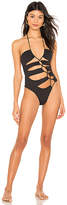 Thumbnail for your product : For Love & Lemons Iman Laced One Piece