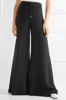 Thumbnail for your product : Cushnie Silk Crepe De Chine Wide-leg Pants - Black
