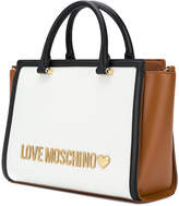 Thumbnail for your product : Love Moschino colour block tote bag