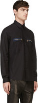 Thumbnail for your product : Versace Black Zipper Accent Shirt