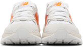 Thumbnail for your product : New Balance Beige & Orange 57/40 Sneakers