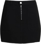Thumbnail for your product : boohoo Plus Zip & Pocket Detail Denim Skirt