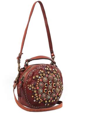 Campomaggi Embellished Leather Bowling Bag