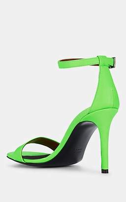 Barneys New York Women's Leather Ankle-Strap Sandals - Green