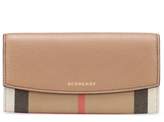 Thumbnail for your product : Burberry House Check and leather wallet
