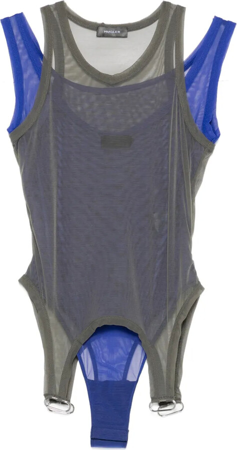 Thierry Mugler Mesh Layered Bodysuit