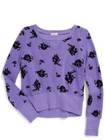 Thumbnail for your product : Splendid 'City' Rose Print Sweatshirt (Toddler Girls & Little Girls)