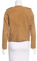 Thumbnail for your product : Sandro Suede Collarless Jacket