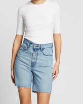 Thumbnail for your product : Nobody Denim Women's Blue Denim - Tyler Shorts - Size One Size, 28 at The Iconic