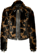 Thumbnail for your product : Burberry Lamb Shearling Thornon Jacket in Camel