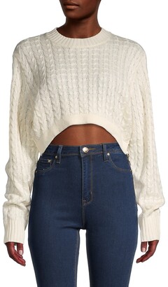 Ivory Cropped Sweater | Shop the world's largest collection of 