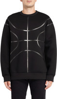Thumbnail for your product : Givenchy Tape-Embellished Neoprene Sweatshirt