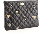 Thumbnail for your product : Chanel Lucky Charms Reissue 2.55 O Case Clutch Quilted Aged Calfskin Medium