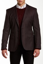Thumbnail for your product : HUGO BOSS Red Pin Dot Two Button Notch Lapel Wool Blazer