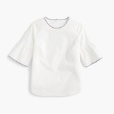 Thumbnail for your product : J.Crew Tipped button-back bell-sleeve top