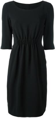 Moschino Boutique gathered waist dress - women - Polyester/Acetate/Triacetate - 38