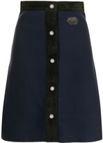 pre-owned buttoned A-line skirt 