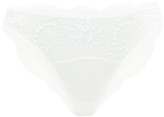 Thumbnail for your product : Fleur of England Signature Boudoir Lace-trimmed Satin Briefs - White