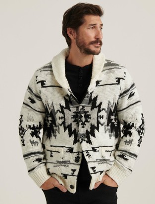 sherpa lined sweater mens