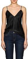 Thumbnail for your product : Frame Women's Raw-Edge-Trimmed Satin Tank - Black