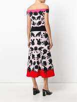 Thumbnail for your product : Alexander McQueen off-shoulder floral midi dress