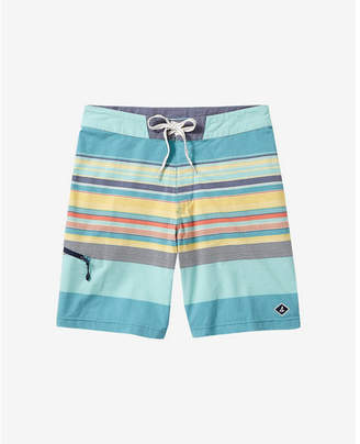 Express sperry striped board shorts