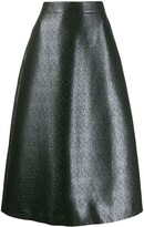 Thumbnail for your product : Odeeh Shimmery Midi Skirt