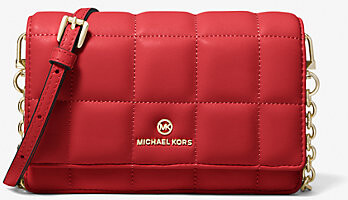 Michael Kors Lori Small Faux Saffiano Leather Crossbody Bag - ShopStyle