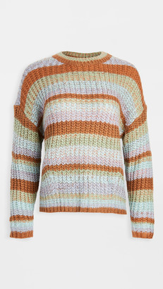 MinkPink Carol Stripe Knit Sweater