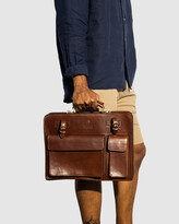 Thumbnail for your product : Republic of Florence Men's Brown Briefcases - Munich Brown Briefcase