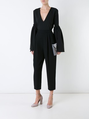DELPOZO High-Rise Cropped Trousers