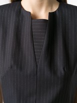 Thumbnail for your product : Alexander McQueen Pinstripe Draped Dress