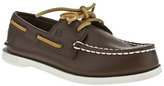 Thumbnail for your product : Sperry brown authentic original boys junior